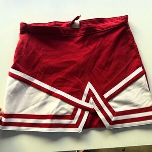 Red and White Mini Skirt